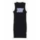vestito donna w bubble tank dress BLACK