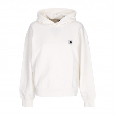 felpa leggera cappuccio donna w hooded nelson sweatshirt WAX GARMENT DYED