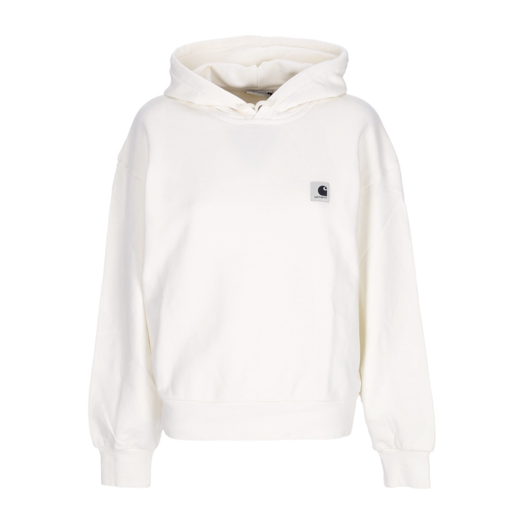 felpa leggera cappuccio donna w hooded nelson sweatshirt WAX GARMENT DYED