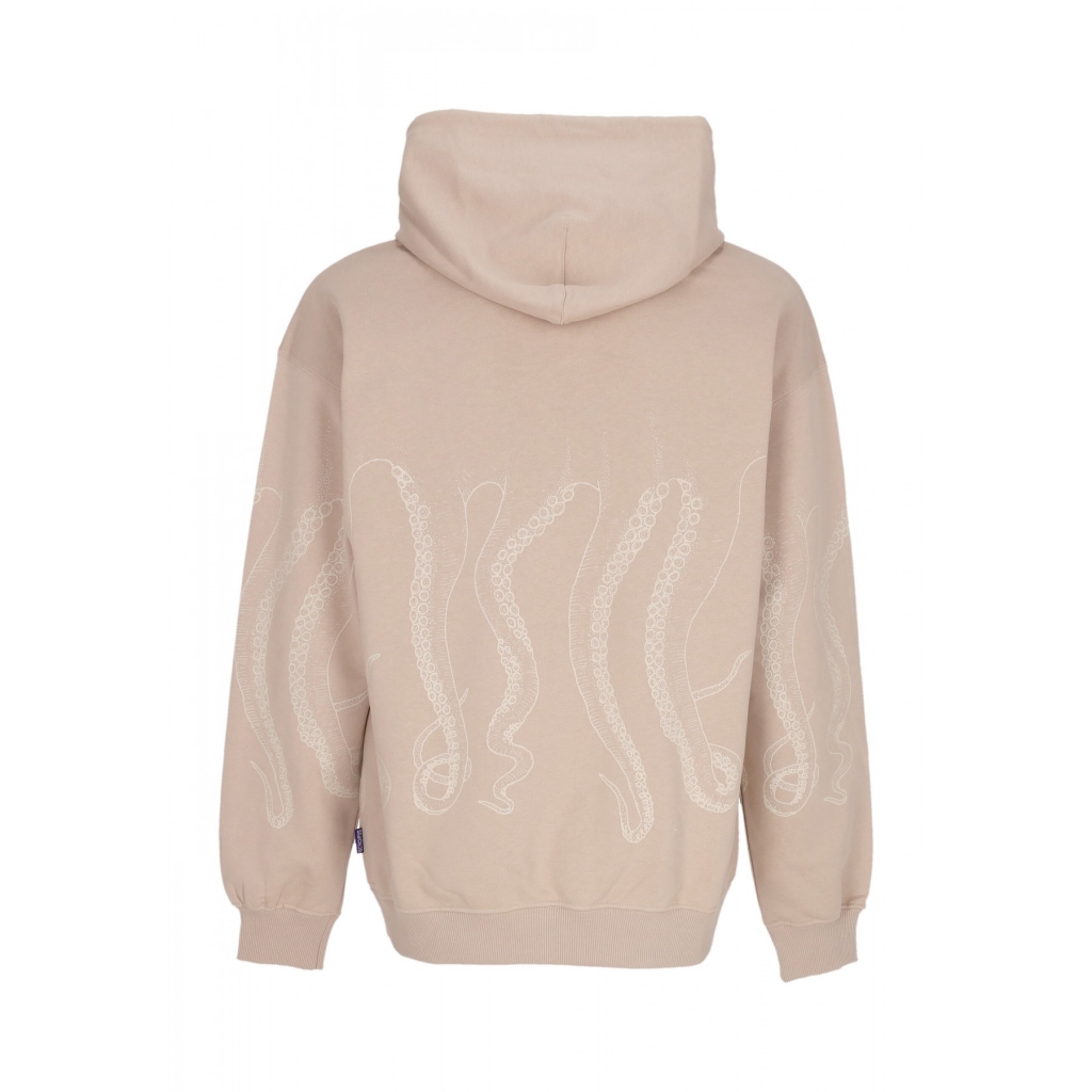 felpa leggera cappuccio uomo outline hoodie EARTH