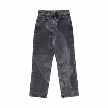 jeans uomo ninph loose denim pants DARK GREY