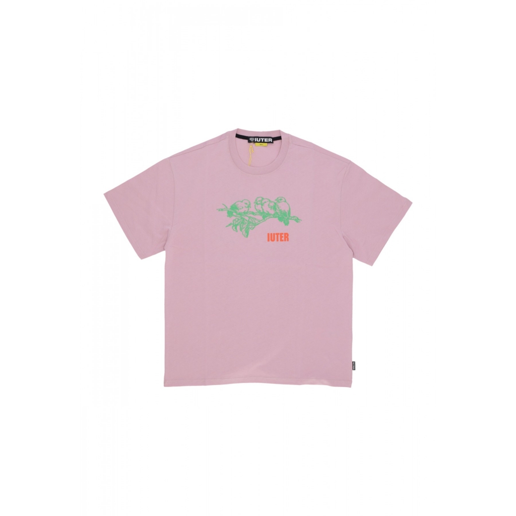 maglietta uomo never alone tee PALEPINK
