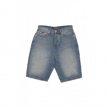 jeans corto uomo baggy denim shorts MEDIUM BLUE