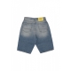 jeans corto uomo baggy denim shorts MEDIUM BLUE