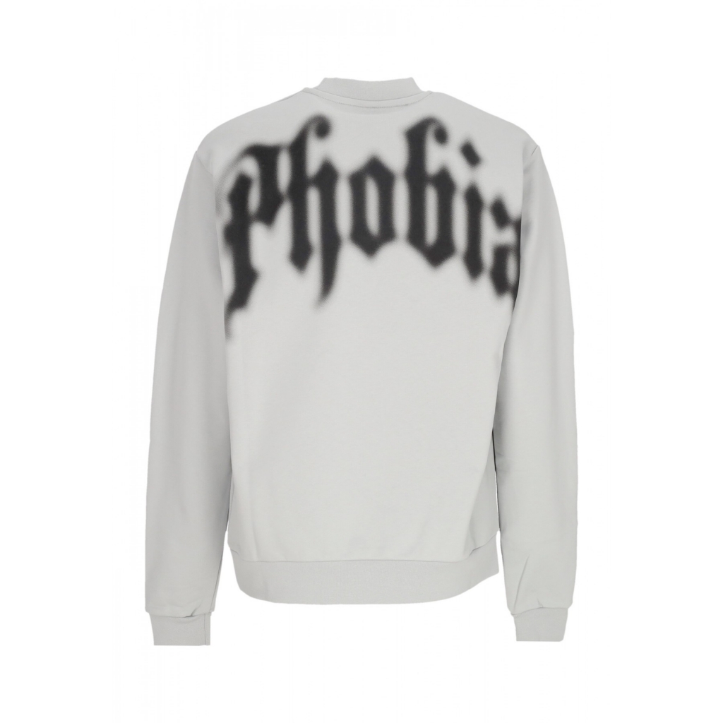 felpa leggera girocollo uomo foggy logo crewneck GREY