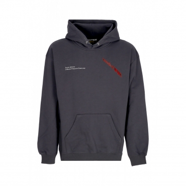 felpa leggera cappuccio uomo nymph hoodie ASPHALT