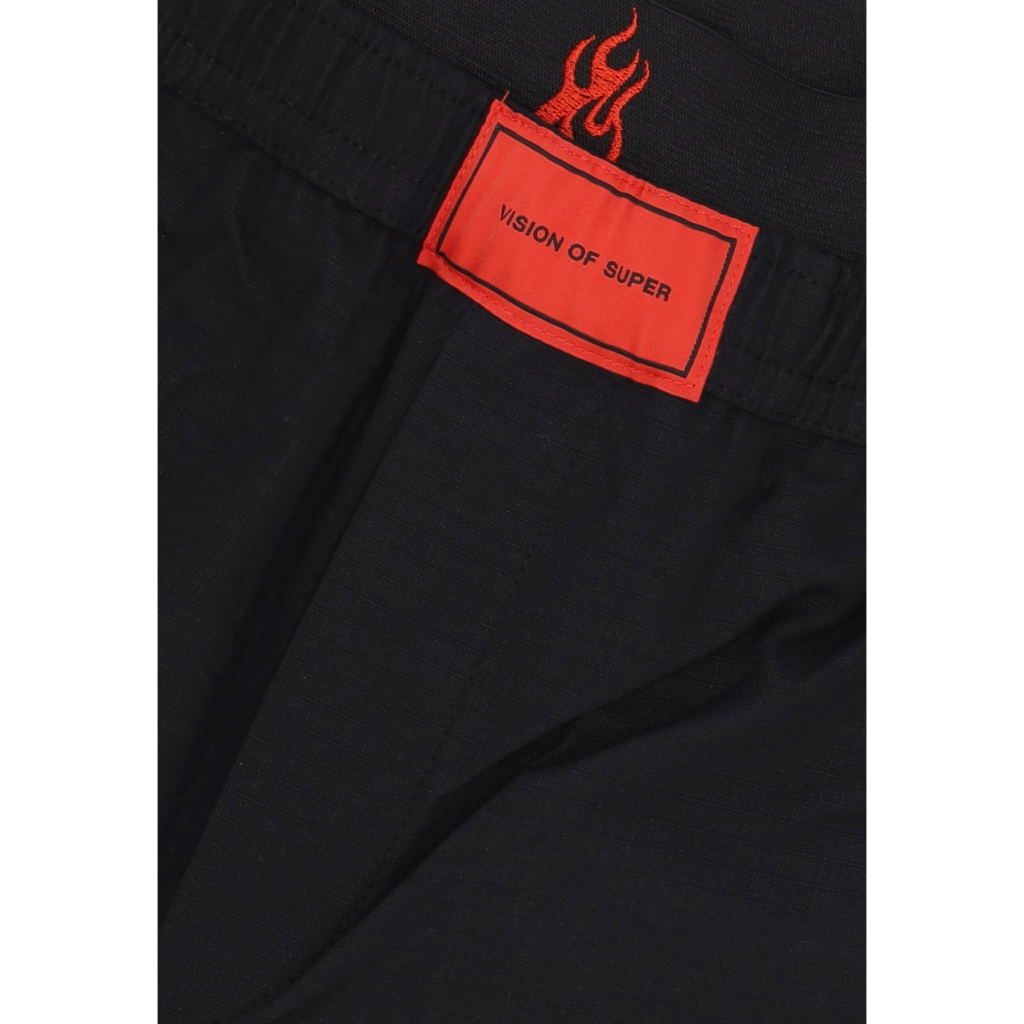 pantalone lungo uomo flames pants BLACK