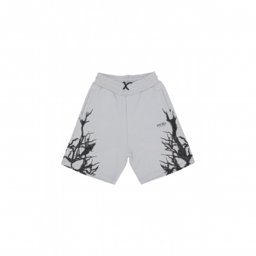 pantalone corto tuta uomo black lightning shorts GREY