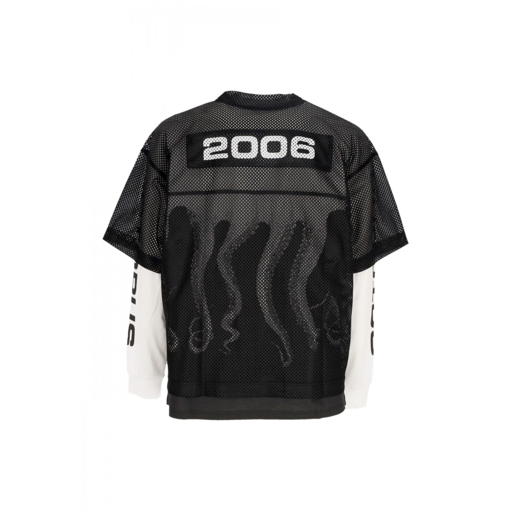 maglietta manica lunga uomo og kicker football l/s tee BLACK