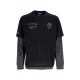 maglietta manica lunga uomo the gathering swamp double l/s tee x magic BLACK