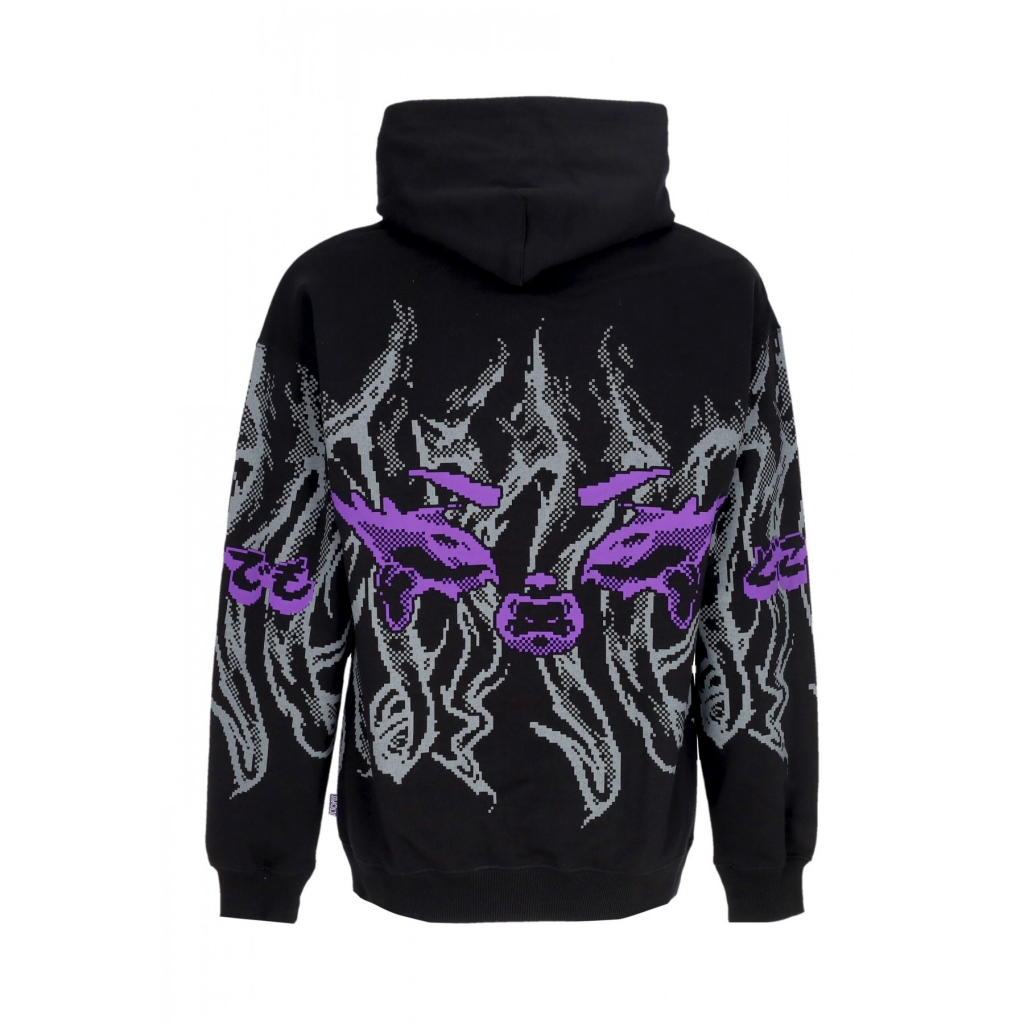 felpa leggera cappuccio uomo strange ambassador hoodie by plague labs hoodie BLACK