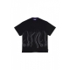 maglietta uomo outline tee BLACK
