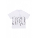 maglietta uomo outline tee WHITE