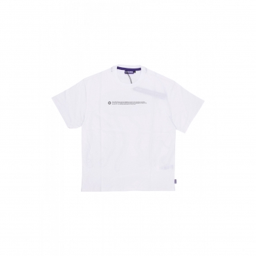 maglietta uomo outline logo tee WHITE/BLACK