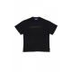 maglietta uomo outline logo tee BLACK
