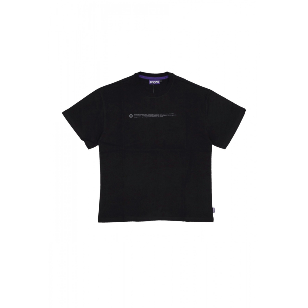 maglietta uomo outline logo tee BLACK