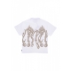 maglietta uomo tribal skull tee WHITE