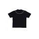maglietta uomo white embroidered barbed wire tee BLACK