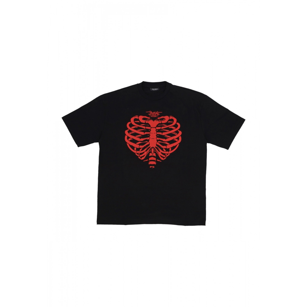 maglietta uomo rib heart tee BLACK