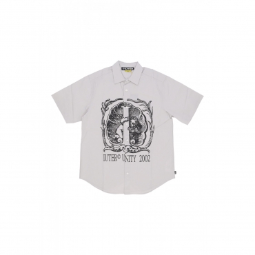 camicia manica corta uomo mith regular s/s shirt ICE