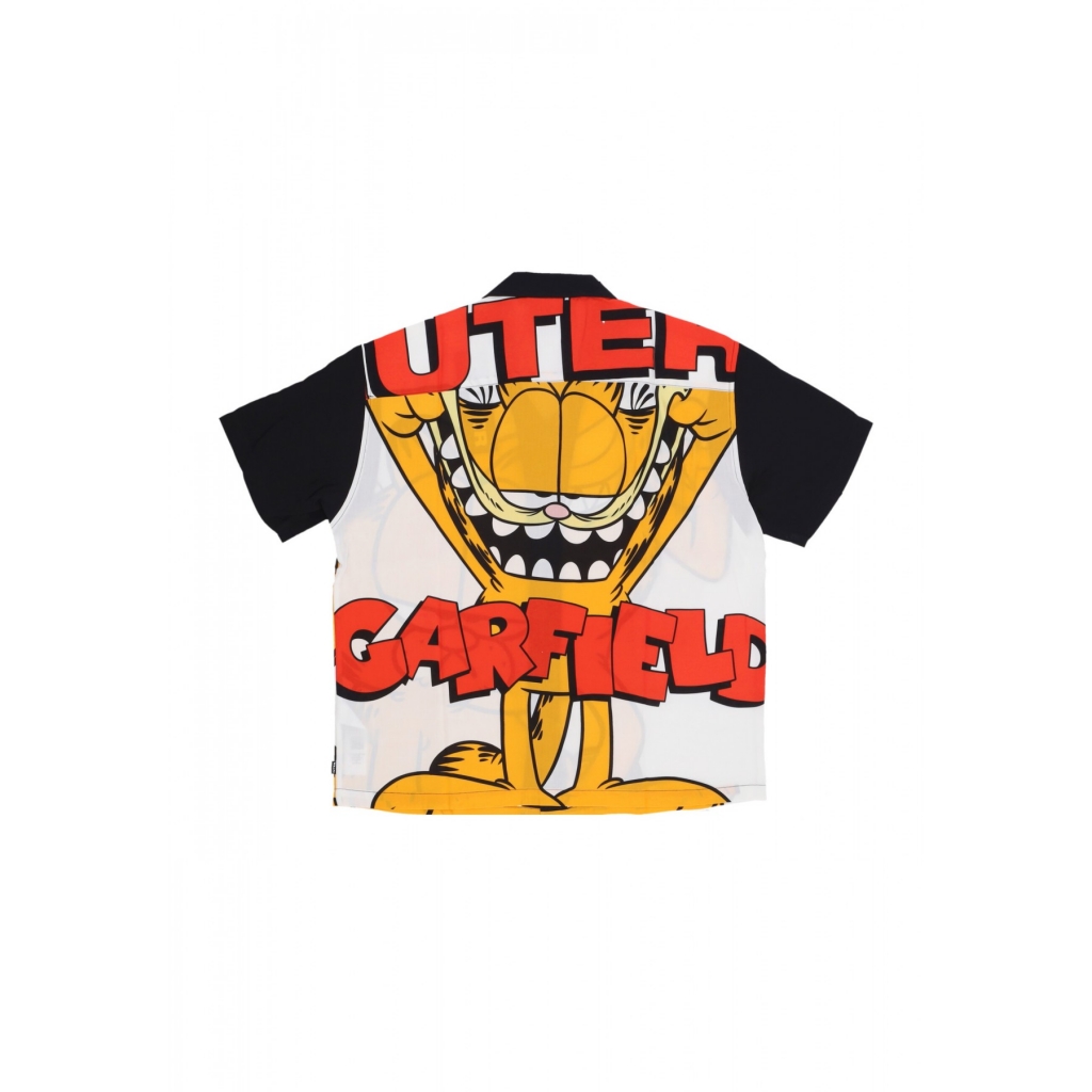camicia manica corta uomo garfield s/s shirt WHITE