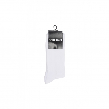 calza media uomo mini logo tennis socks WHITE