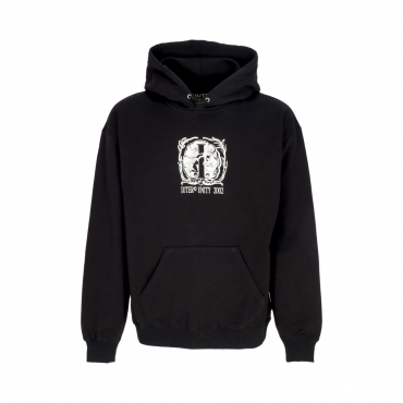 felpa leggera cappuccio uomo mith hoodie BLACK