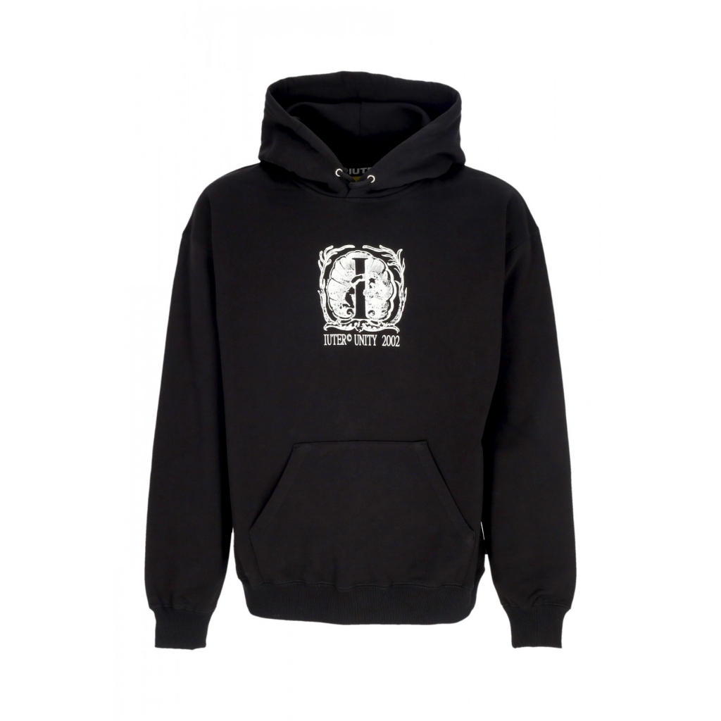 felpa leggera cappuccio uomo mith hoodie BLACK