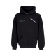 felpa leggera cappuccio uomo nymph hoodie BLACK