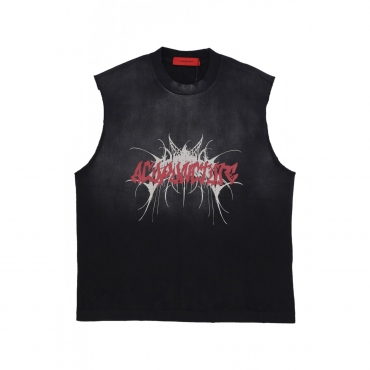 maglietta uomo sleeveless sweatshirt BLACK