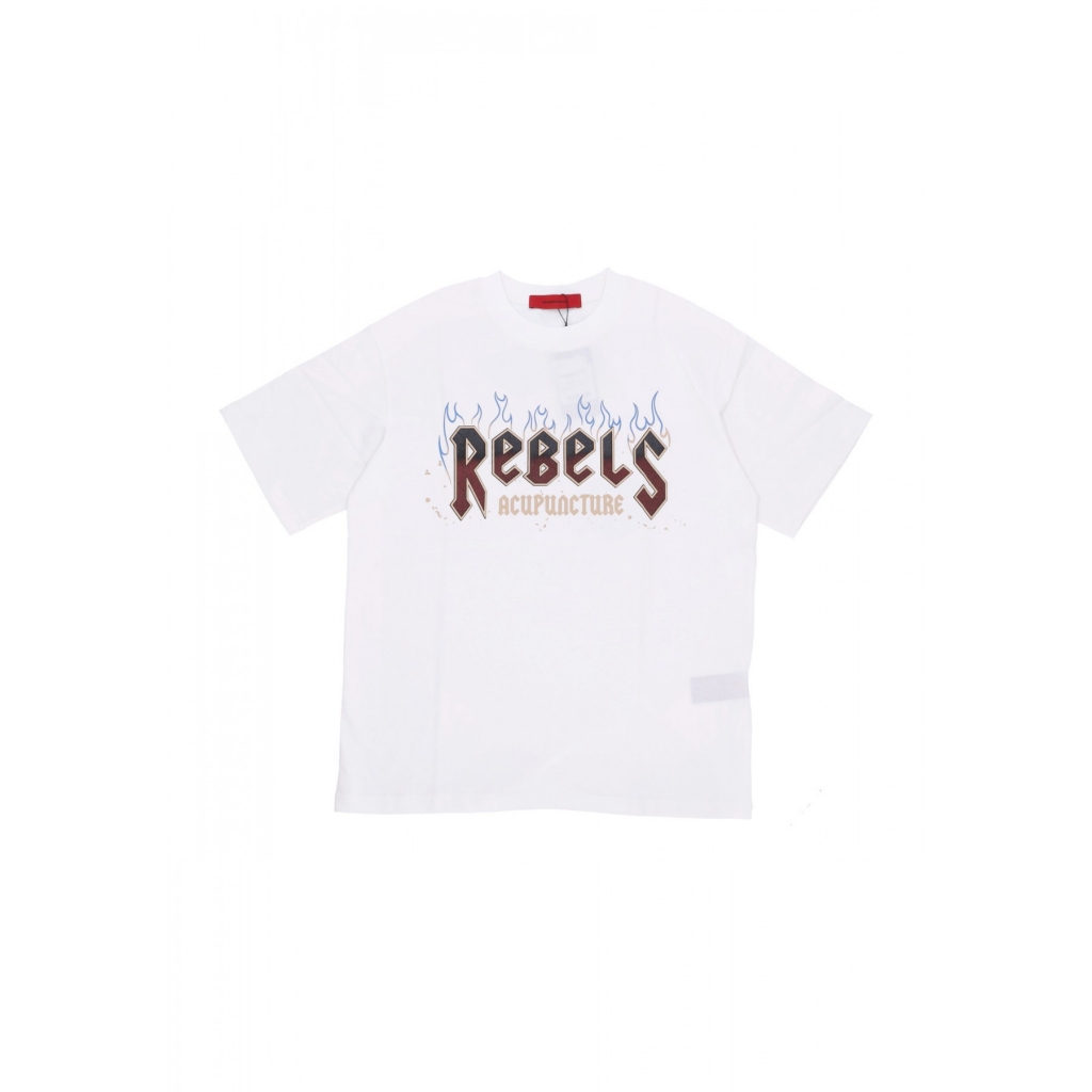 maglietta uomo acu rebels tee WHITE
