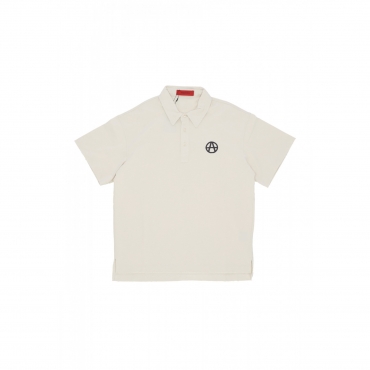 polo manica corta uomo acu polo tee BEIGE