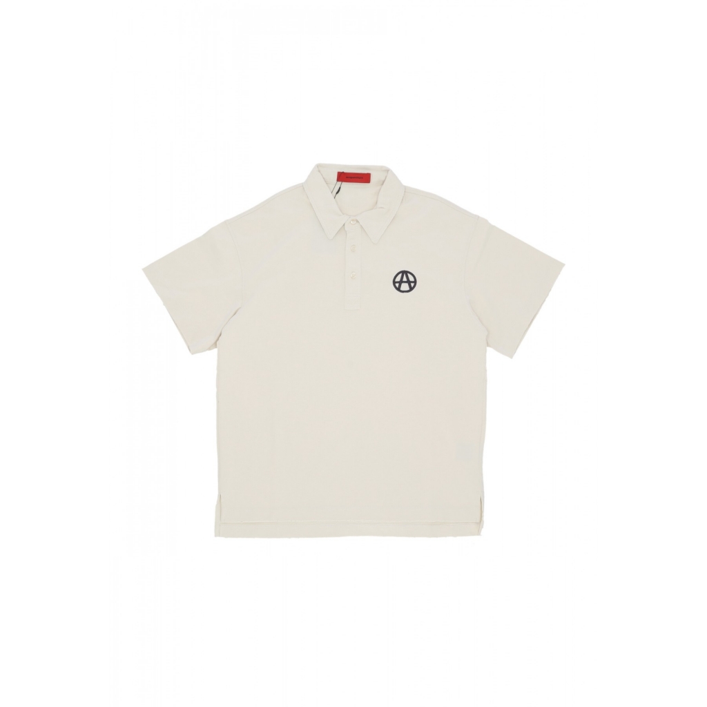 polo manica corta uomo acu polo tee BEIGE