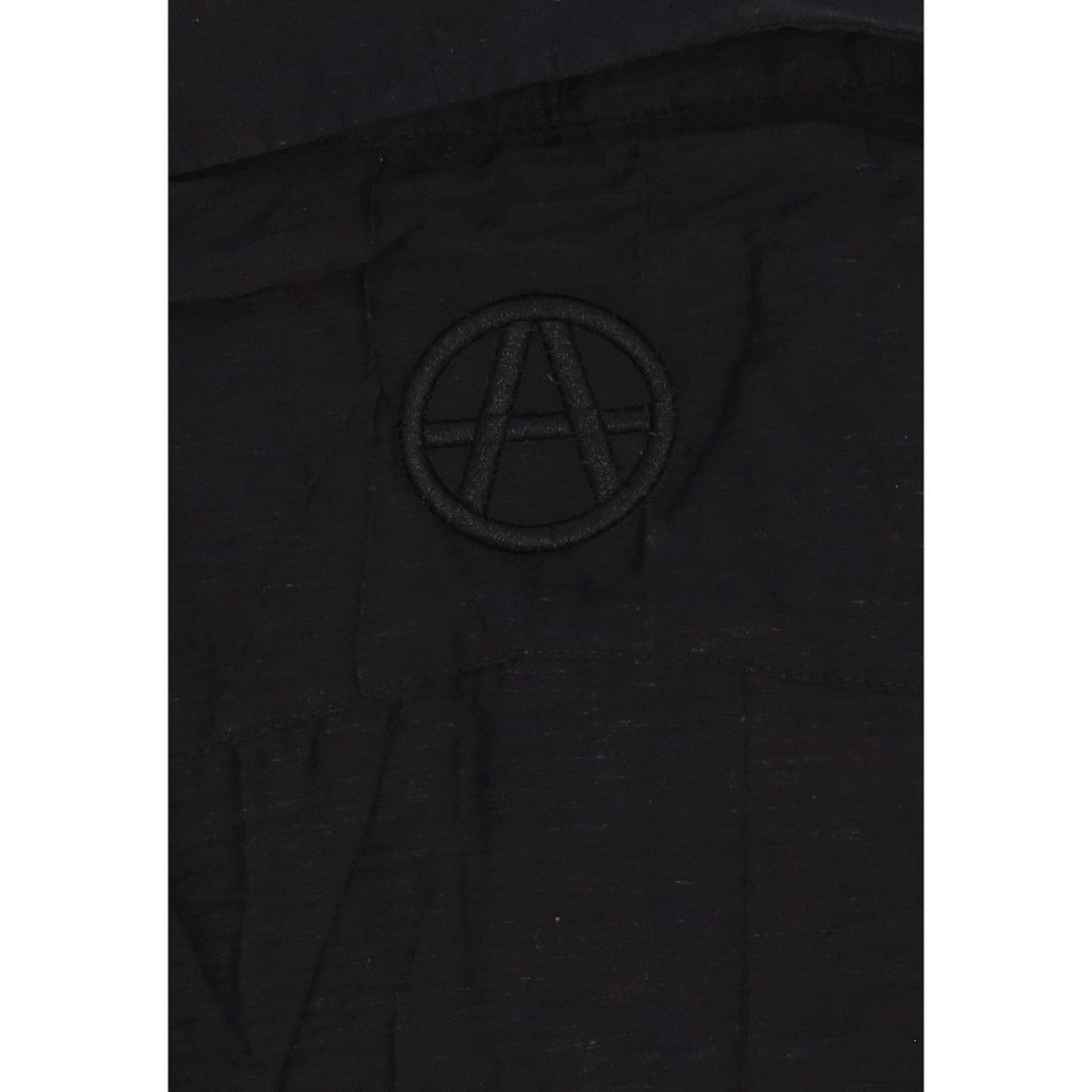camicia manica corta uomo acu logo shirt BLACK