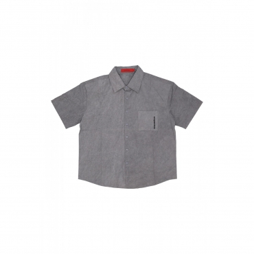 camicia manica corta uomo acu shirt GREY