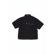 camicia manica corta uomo acu short sleeve shirt BLACK