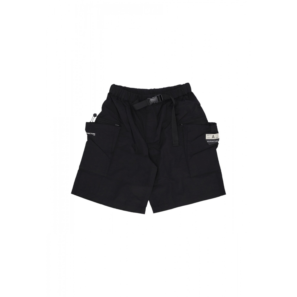 pantalone corto uomo acu cargo short BLACK