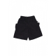 pantalone corto uomo acu cargo short BLACK