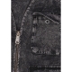 smanicato uomo canvas acid vest BLACK