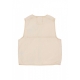 smanicato uomo canvas acid vest VINTAGE WHITE