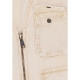 smanicato uomo canvas acid vest VINTAGE WHITE
