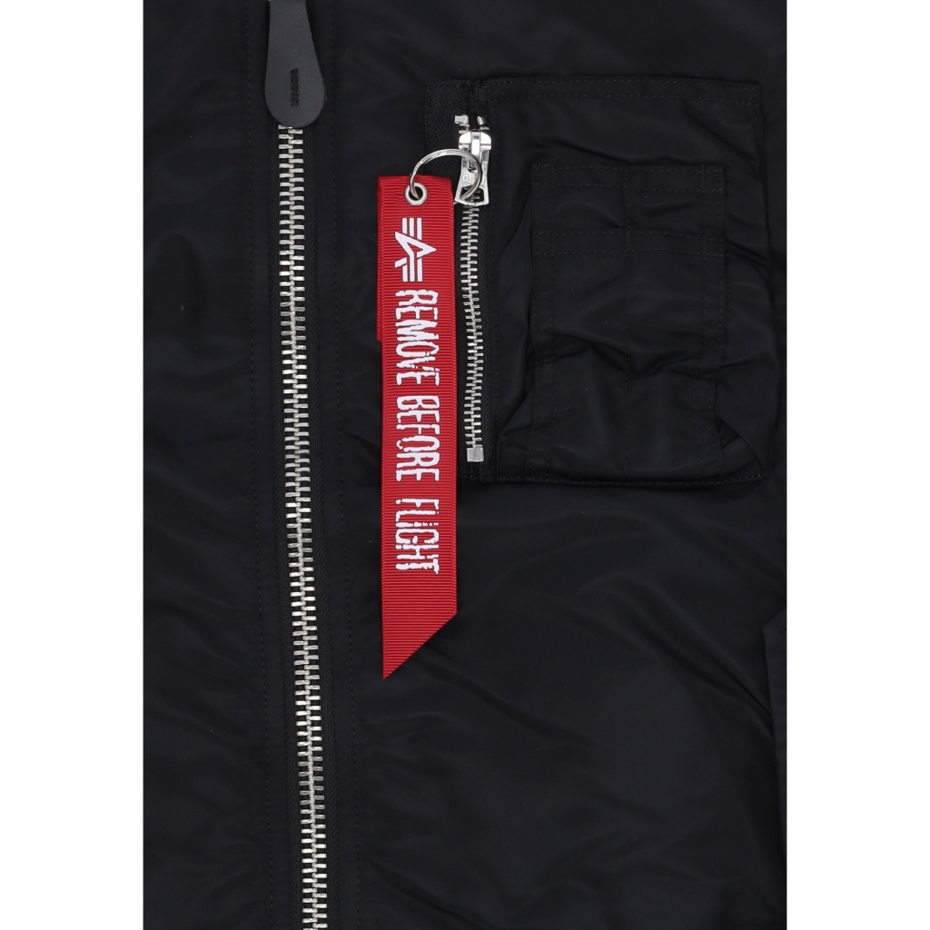 smanicato uomo ma-1 vest BLACK
