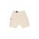 pantalone corto uomo canvas acid shorts VINTAGE WHITE