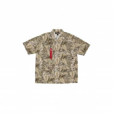 camicia manica corta uomo honolulu safari shirt SAND CAMO