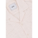 camicia manica corta uomo crochet shirt CREAM