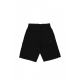 jeans uomo belt detail shorts BLACK