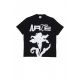 maglietta uomo big flower tee BLACK