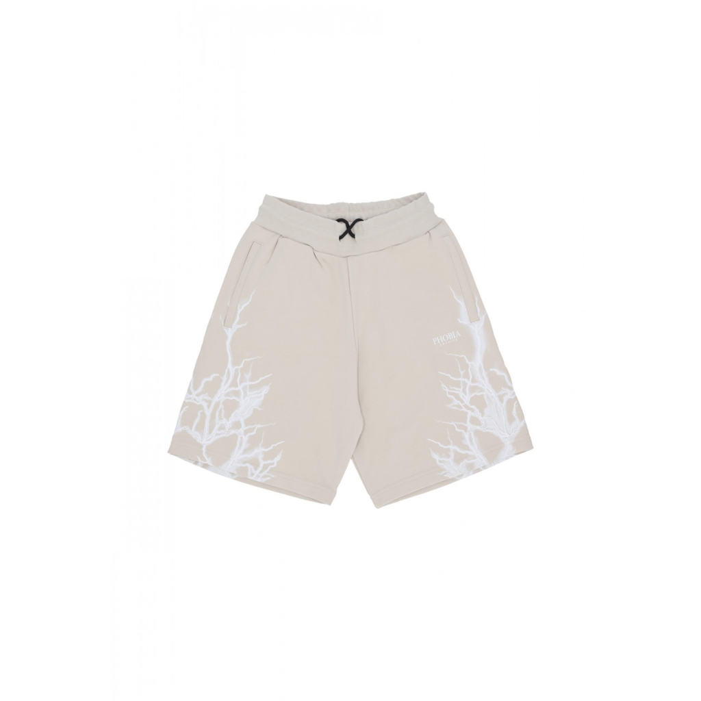 pantalone corto tuta uomo white lightning shorts SAND