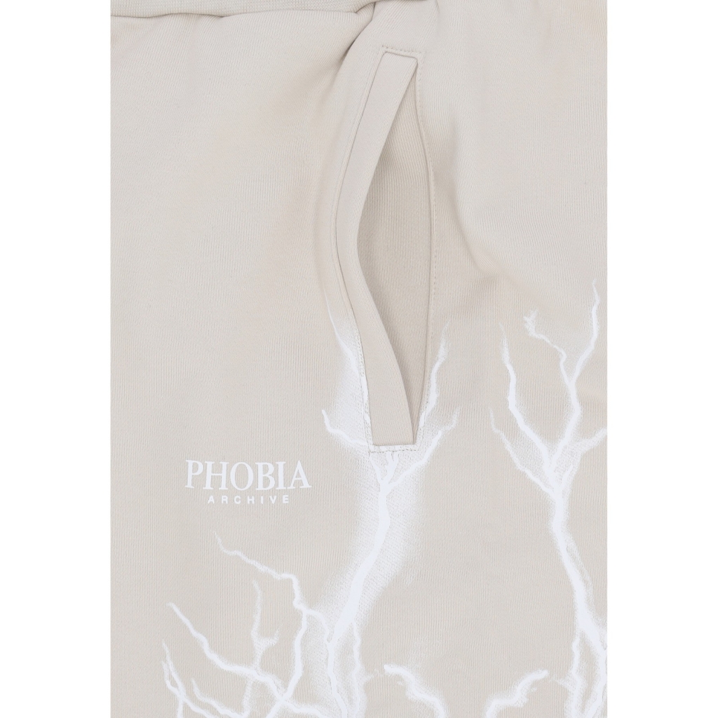 pantalone corto tuta uomo white lightning shorts SAND