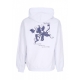 felpa leggera cappuccio uomo souls hoodie WHITE